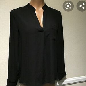 RO & DE the perfect black blouse sz L